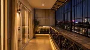 Balcony in 4 BHK Apartment at SS Linden, Sector 84 – for Rent