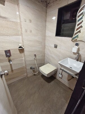 Bathroom in 1 BHK Apartment at Panchsheel Apartment Santacruz East, Santacruz East – for Rent