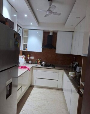 Kitchen in 3 BHK Builder Floor at Shivalik Colony – for Sale