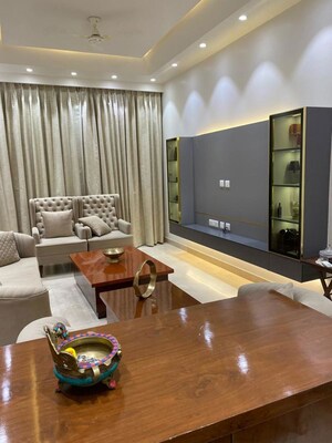 Living Room in 4 BHK Builder Floor at Greater Kailash ii – for Rent