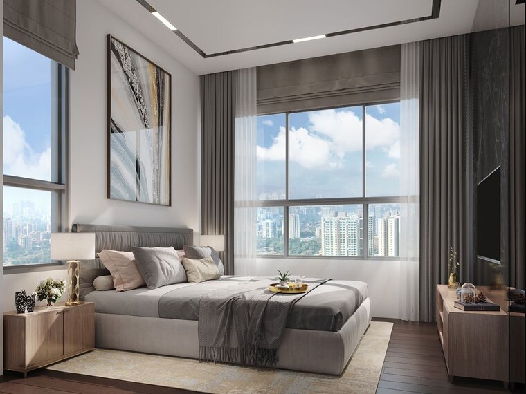 Bedroom, shilphata 2 Bedroom 749 Sq.Ft. Apartment In Shilphata Thane 10618249