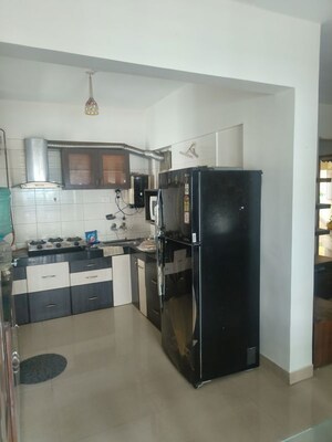 Kitchen in 1 BHK Apartment at Manav Silver Skyscapes, Wakad – for Rent