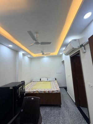 Kitchen in 1 RK Builder Floor at Malviya Nagar – for Rent