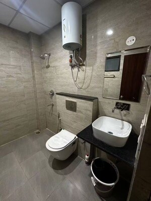 Bathroom in 2 BHK Builder Floor at Saket – for Rent