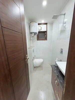 Bathroom in 2 BHK Builder Floor at Saket – for Rent