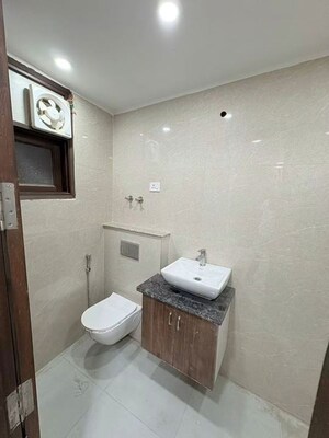 Bathroom in 2 BHK Builder Floor at Saket – for Rent