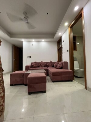 Living Room in 2 BHK Builder Floor at Saket – for Rent