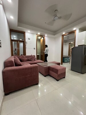 Living Room in 2 BHK Builder Floor at Saket – for Rent