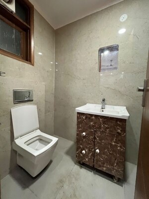Bathroom in 2 BHK Builder Floor at Saket – for Rent
