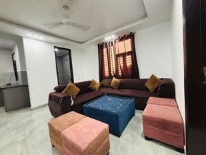 Living Room in 1 BHK Builder Floor at Saket – for Rent