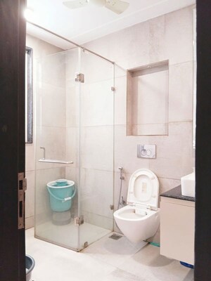 Bathroom in 3 BHK Apartment at East Of Kailash – for Sale