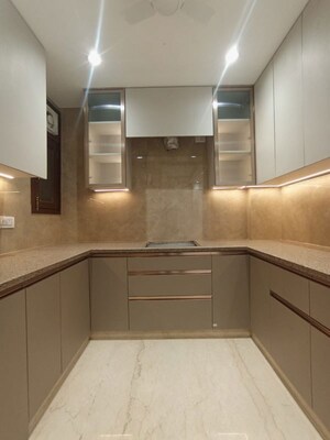 Kitchen in 3 BHK Apartment at East Of Kailash – for Sale
