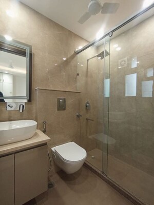Bathroom in 3 BHK Apartment at East Of Kailash – for Sale