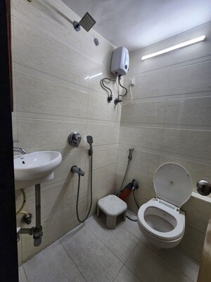 Bathroom in 2 BHK Apartment at Mahim West – for Rent
