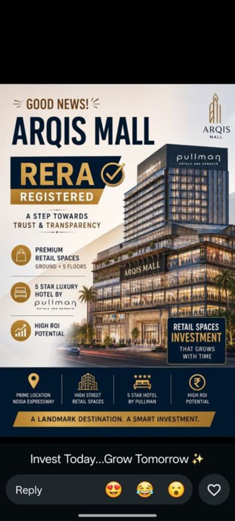 Exterior View, splendor-onyx-blue Commercial Shop 250 Sq.Ft. In Sector 142 Noida 10618495