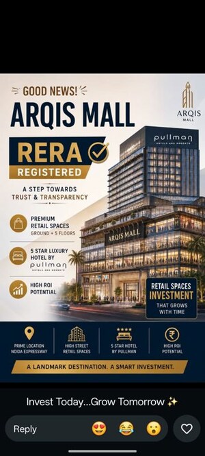  Shop – Exterior View View at Splendor Onyx Blue, Sector 142 - for Sale