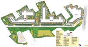 Master Plan in 4 BHK Apartment at Brigade Valencia, Electronic City – for Sale