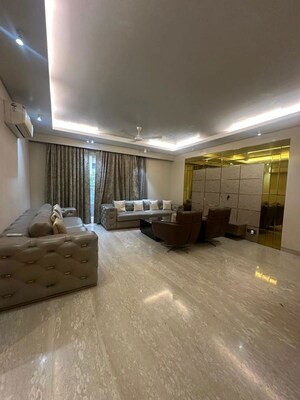 Living Room in 4 BHK Builder Floor at Greater Kailash I – for Rent