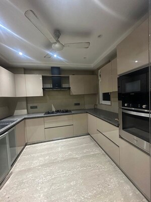 Kitchen in 4 BHK Builder Floor at Greater Kailash I – for Rent