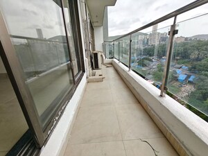 Balcony in 1 BHK Apartment at Conwood Astoria, Goregaon East – for Rent