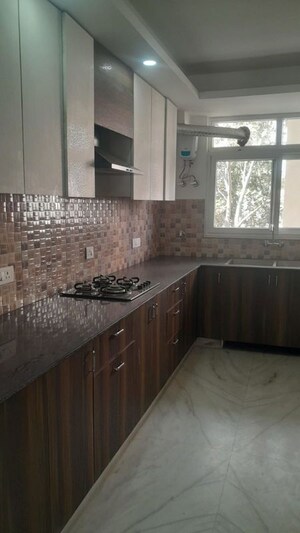 Kitchen in 3 BHK Builder Floor at Unitech South City II, Sector 50 – for Rent