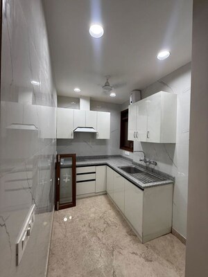 Kitchen in 2 BHK Builder Floor at Kalkaji – for Rent
