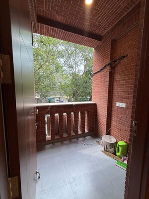 Balcony in 2 BHK Builder Floor at Kalkaji – for Rent