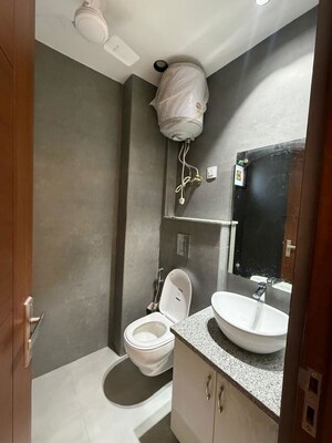 Bathroom in 2 BHK Builder Floor at Kalkaji – for Rent