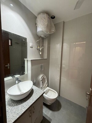 Bathroom in 2 BHK Builder Floor at Kalkaji – for Rent