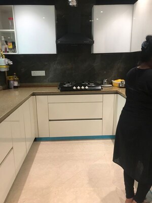 Kitchen in 3 BHK Builder Floor at Shivalik Colony – for Sale
