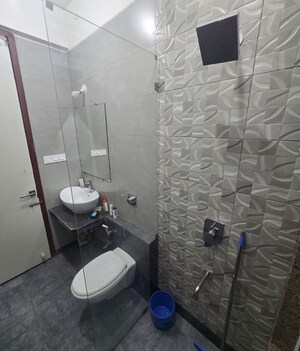 Bathroom in 3 BHK Apartment at Paradise Sai World Empire, Kharghar – for Rent