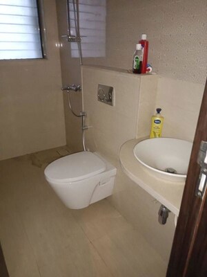 Bathroom in 3 BHK Apartment at Runal Gateway, Ravet – for Rent