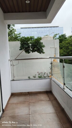 Balcony in 3 BHK Apartment at Northcape Venicia, Baner – for Rent