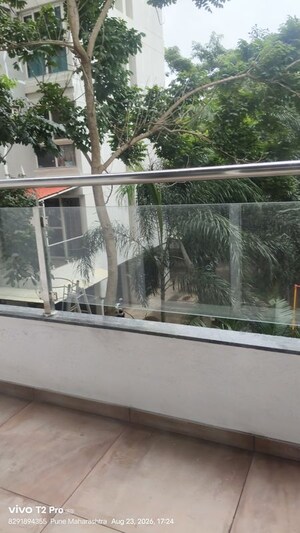 Balcony in 3 BHK Apartment at Northcape Venicia, Baner – for Rent