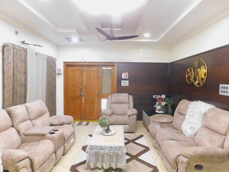 Living Room, dlr-enclave 3 Bedroom 2200 Sq.Ft. Builder Floor In Sainikpuri Hyderabad 10618727