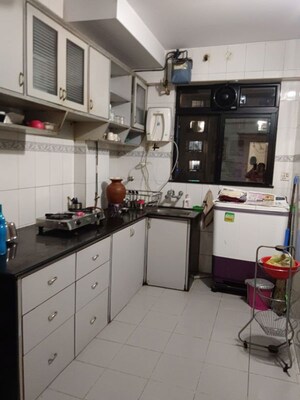 Kitchen in 1 BHK Apartment at Hiranandani Estate Oyster, Ghodbunder Road – for Rent