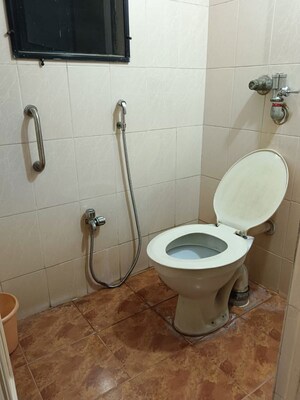 Bathroom in 1 BHK Apartment at Hiranandani Estate Oyster, Ghodbunder Road – for Rent
