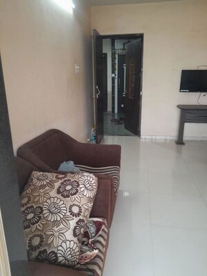 Living Room in 1 BHK Apartment at Rosa Classique, Kasarvadavali – for Rent