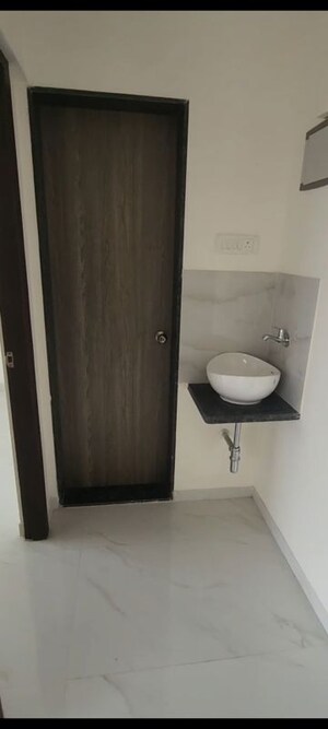 Bathroom in 1 BHK Apartment at Metropolis Bayside, Kasarvadavali – for Rent