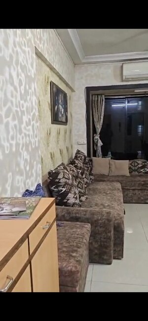 Living Room in 2 BHK Apartment at OM Elegance, Malad West – for Sale