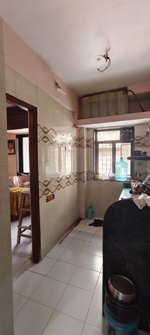 Kitchen in 1 RK Apartment at Rashmi Mangal Nagar CHS, Mira Road East – for Rent