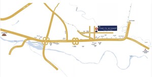  Shop – Map Location View at CRC The Flagship, Sector 140a - for Sale