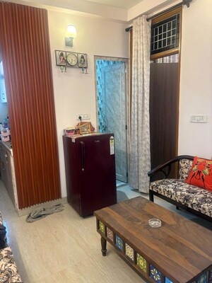 Living Room in 1 BHK Builder Floor at Mahavir Enclave 1 – for Sale