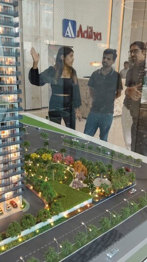 Balcony in 3 BHK Apartment at Aditya Rosemont Residency, Nh 24 – for Sale
