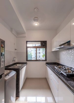 Kitchen in 2 BHK Apartment at Divine Space Meenaxi Tower, Goregaon East – for Rent