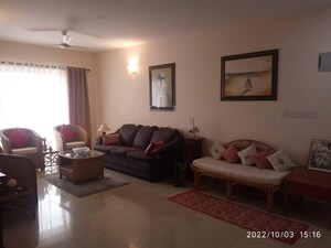 Living Room in 4 BHK Apartment at LGCL Beautiful World, Hennur – for Rent