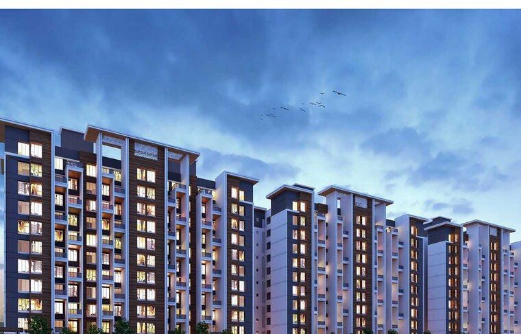 Exterior View, choice-park-vista 2.5 Bedroom 1300 Sq.Ft. Apartment In Lohgaon Pune 10618949