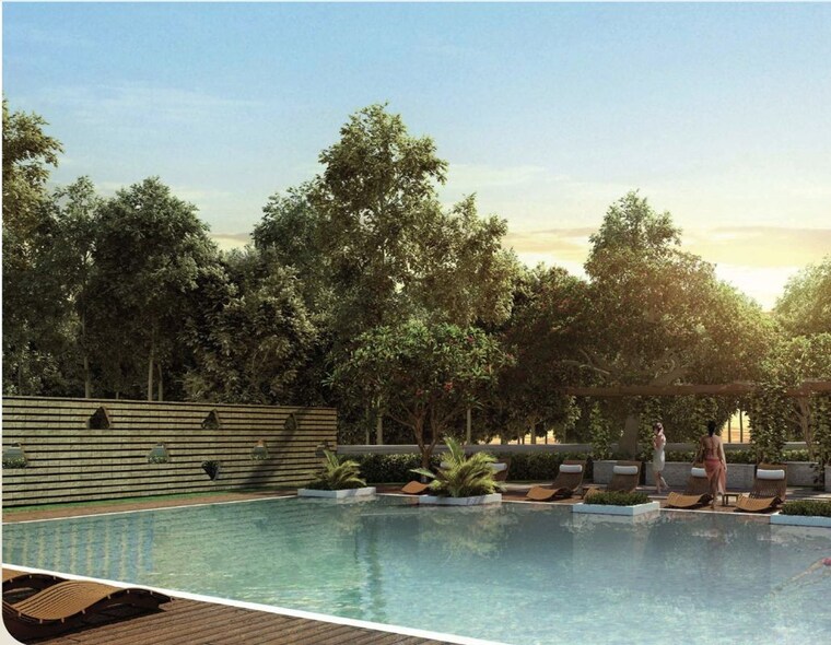 Swimming Pool, goel-ganga-new-town 2 Bedroom 900 Sq.Ft. Apartment In Dhanori Pune 10618970