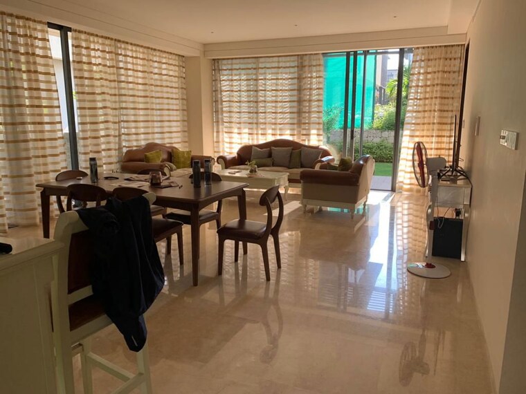 Living Room, embassy-boulevard 4 Bedroom 6500 Sq.Ft. Villa In Yelahanka Bangalore 10618990
