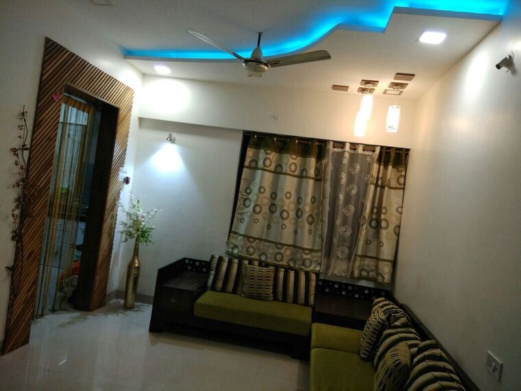 Living Room, goel-ganga-akash-ganga 2 Bedroom 860 Sq.Ft. Apartment In Pimple Saudagar Pune 10619025
